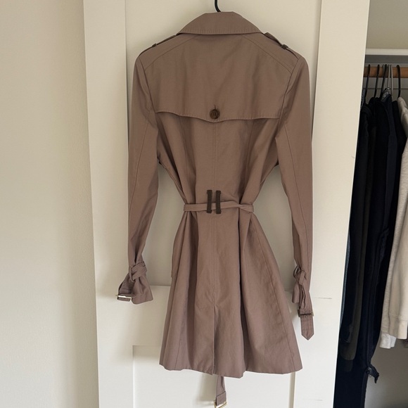 Cole Haan Dusty Taupe Belted Trench Coat - Picture 9 of 10